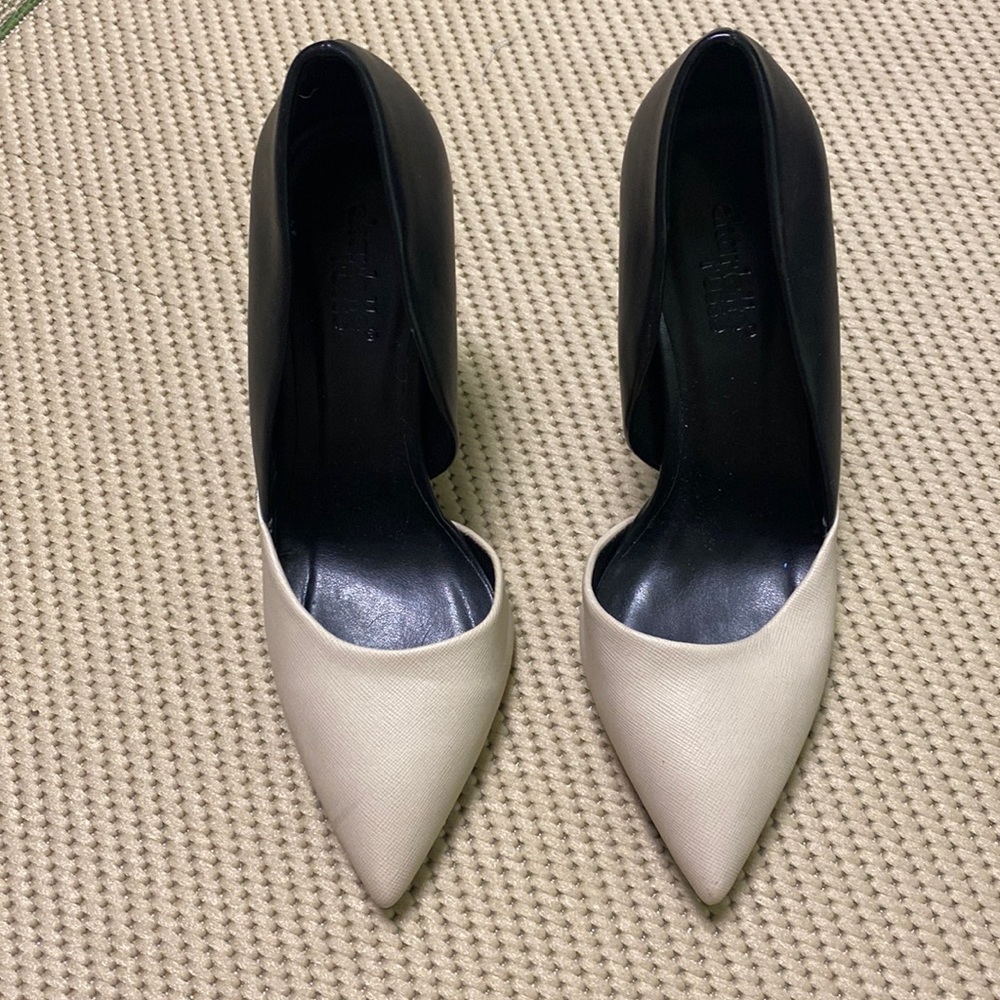 Two toned heels, size 6